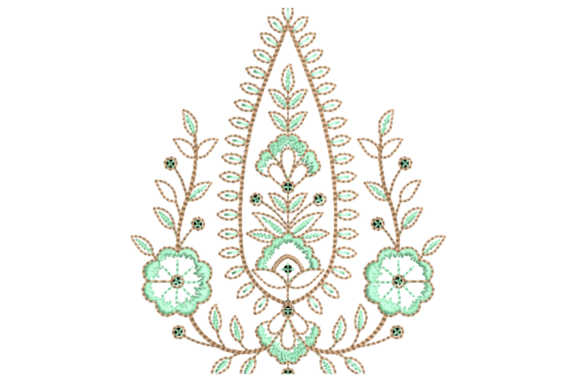 Charming Wonderful Flowers Embroidery Design