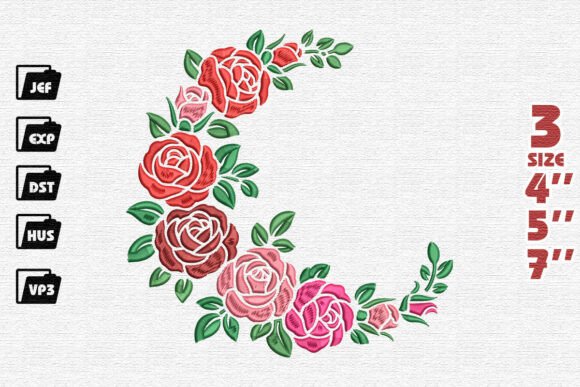 Classic Floral Border: A Timeless Embroidery Design