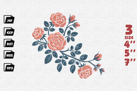 Floral Embroidery Pattern: A Timeless Addition