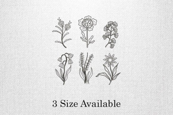 Minimalist Wildflower Set for Elegant Creations