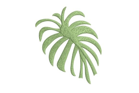 Palm Flow: A Tropical Embroidery Design for Business