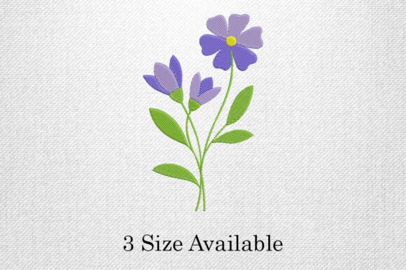 Purple Wildflower Bloom: A Delicate Touch for Your Craft Fair