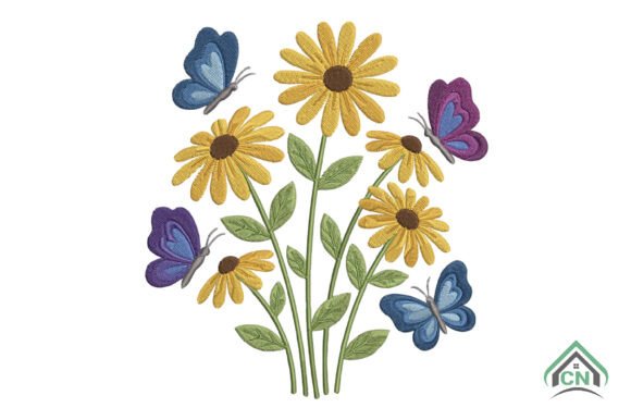 Review: Daisy Flowers Butterflies Embroidery