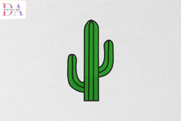 Simple Cactus: A Minimal and Charming Embroidery Design