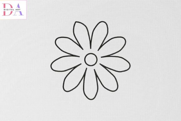 Simple Outline Flower: A Versatile Holiday Embellishment